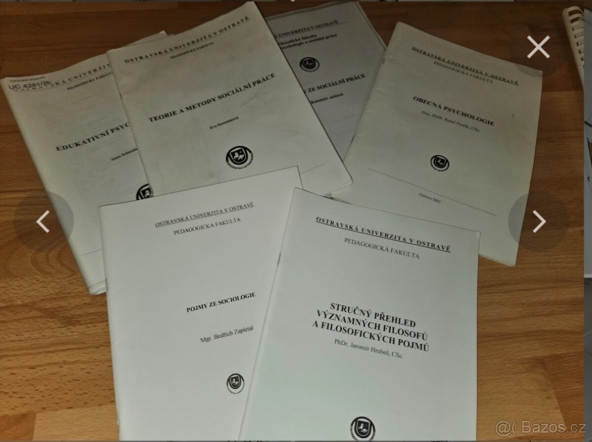 Studijní materiály - psychologie, právo, personalistika, sta