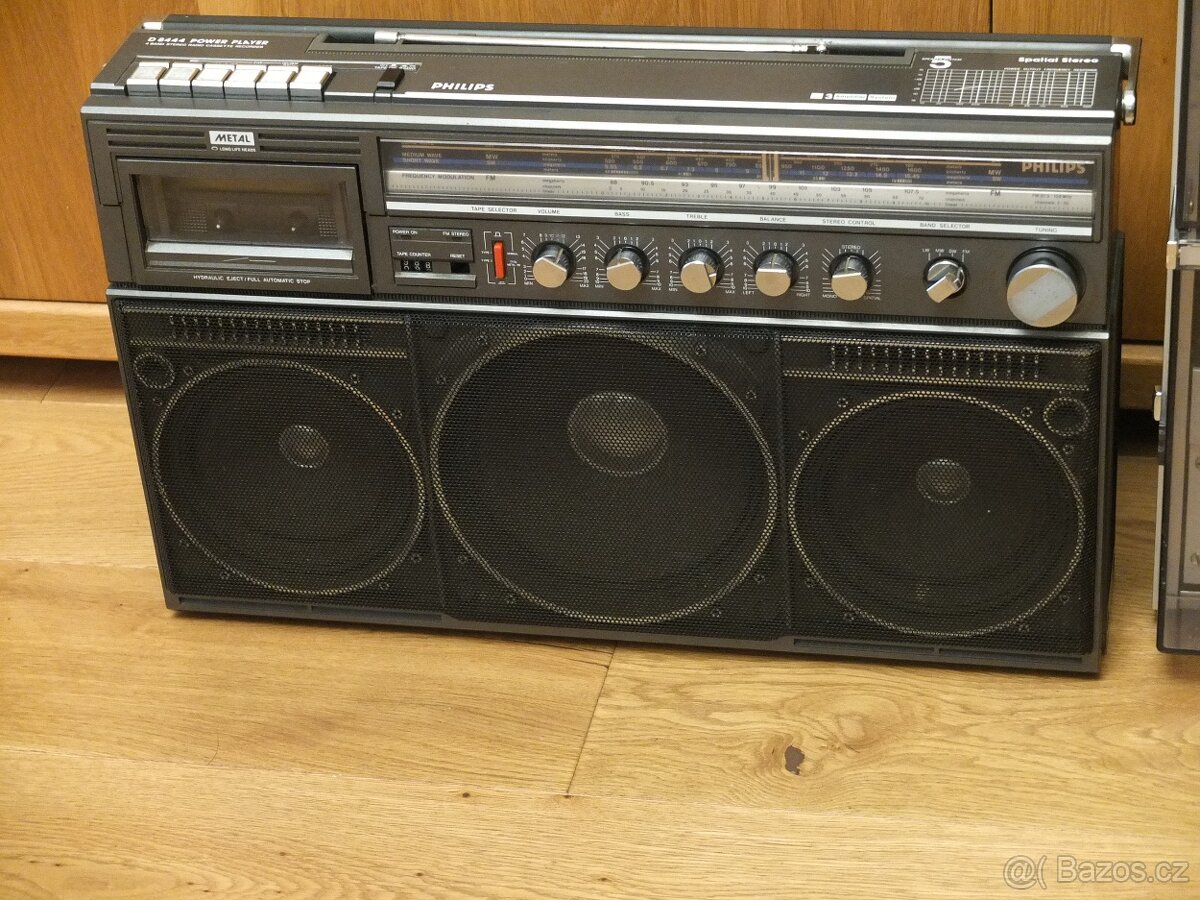 Philips D8444 Boombox Vintage rádio z 80. let...