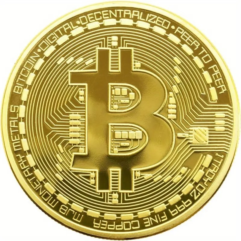 sběratelská krypto mince BTC- pamětní suvenýr