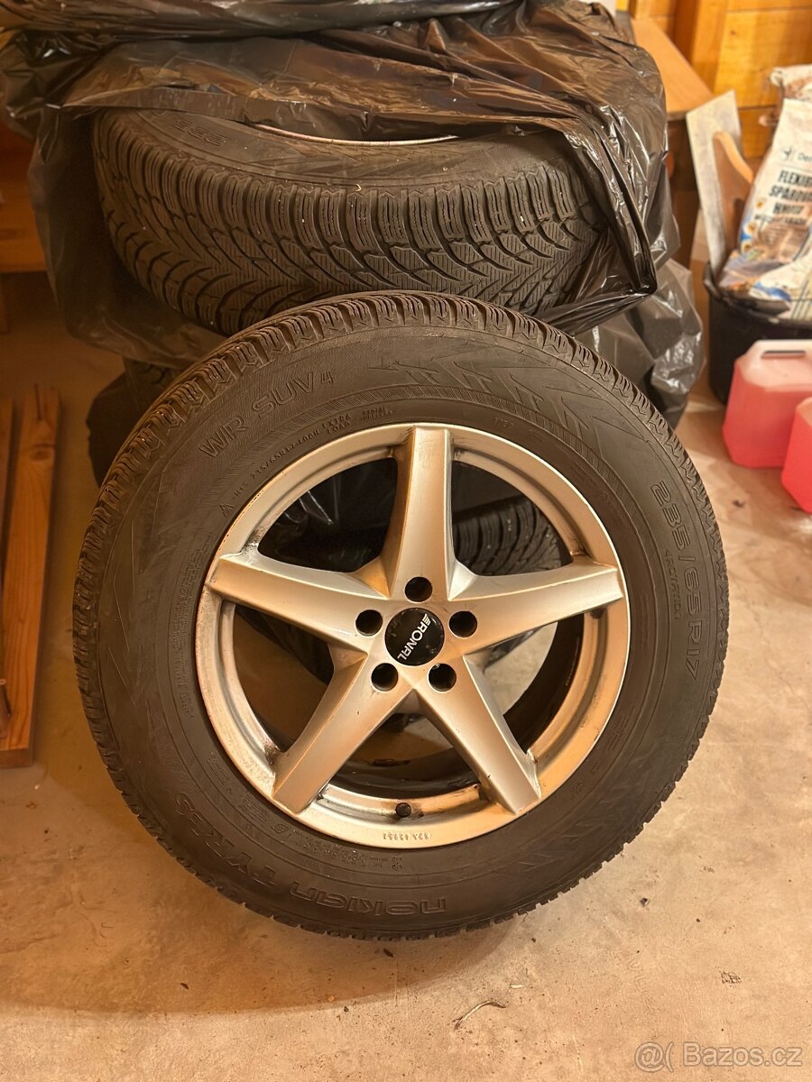 🔥 Zánovnà sada pneumatik + litá kola RONAL 235/65 R17