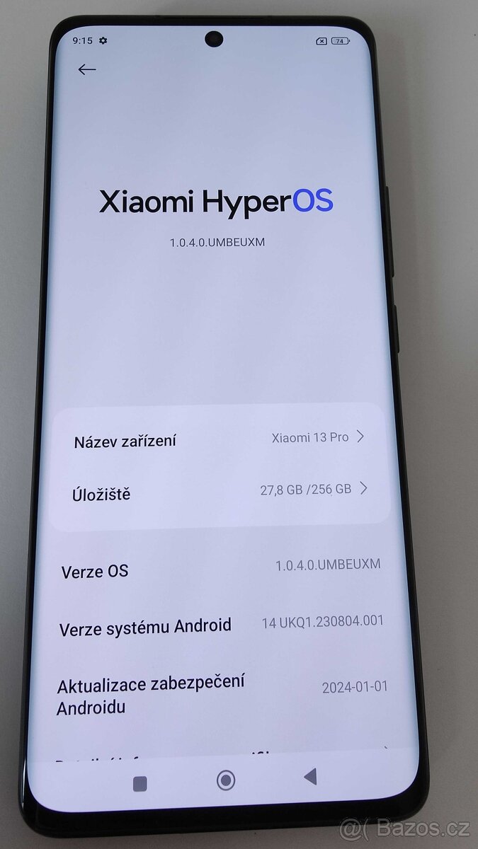 Xiaomi 13 Pro 12GB/256GB, Ceramic Black