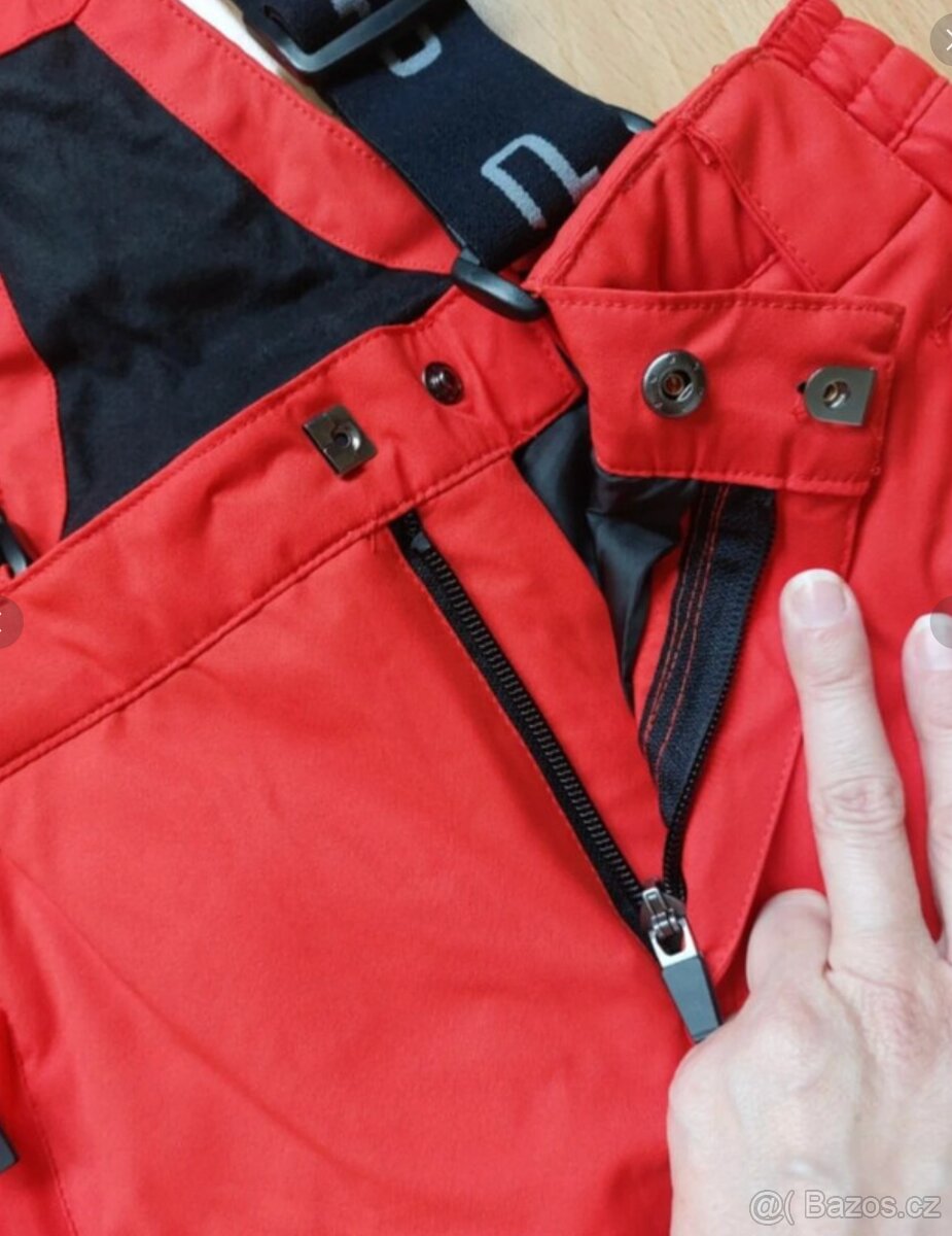 Nové zimní lyžařské kalhoty, oteplováky, oteplovačky 110/116