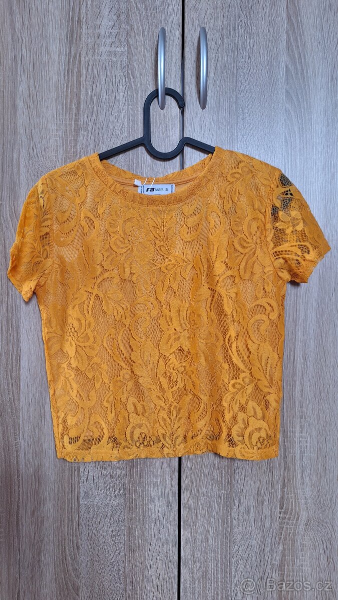 Dámské žluté triko