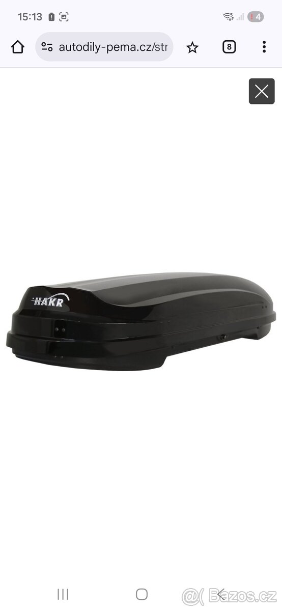 Hakr Magic Line 350 černý lesklý