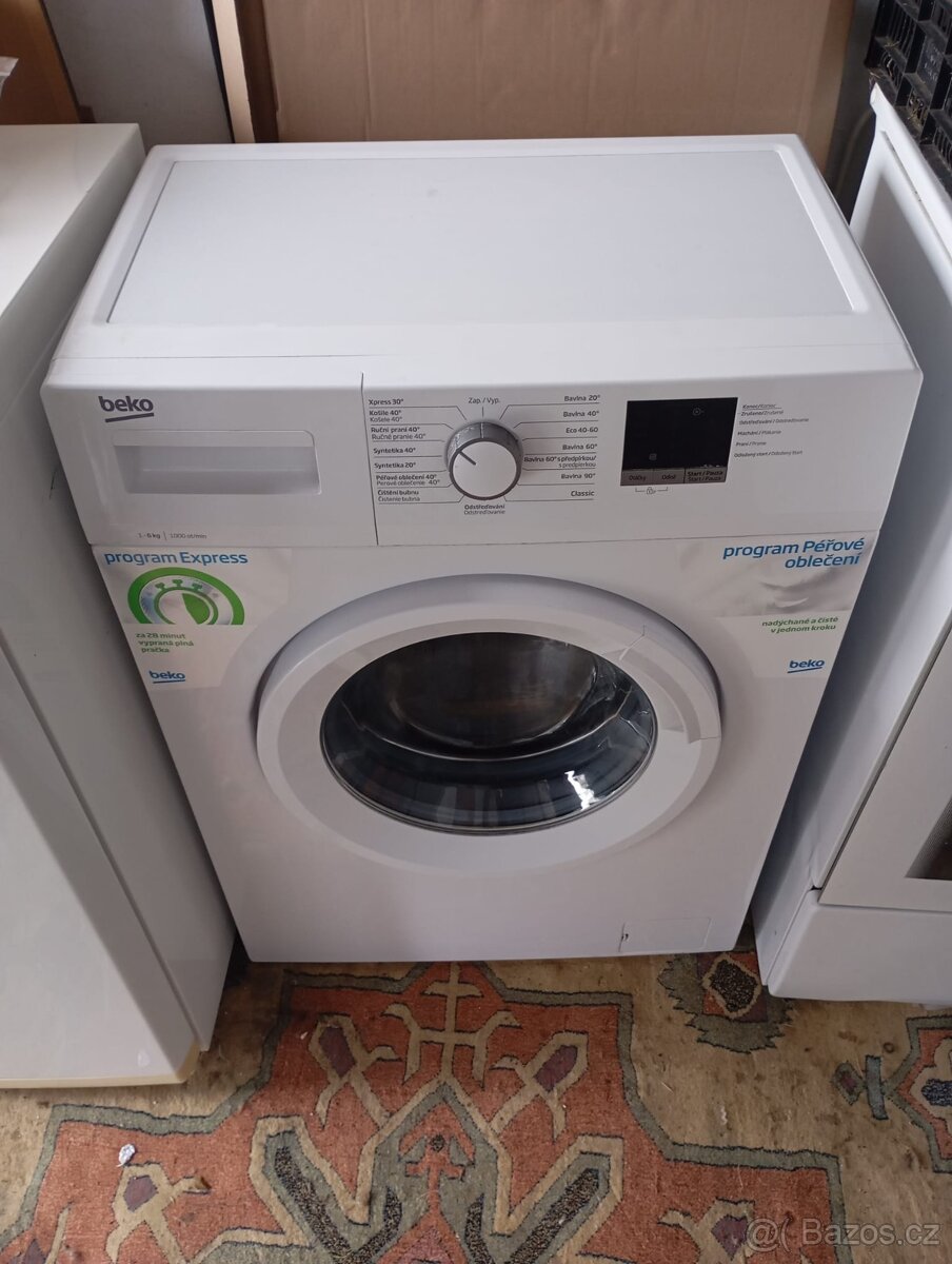 🧺 BEKO pračka 6 kg – perfektní stav, záruka 2 měsíce