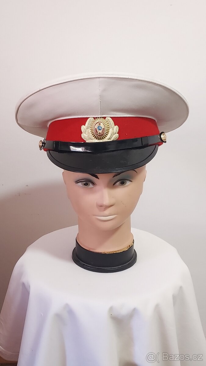 Čepice. Brigadýrka. Uniforma. Policie. SSSR. Rusko. originál