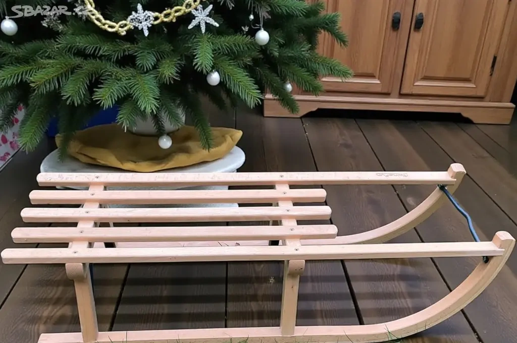 dřevěné sáně, sáňky OSOBNÍ ODBĚR RADONICE