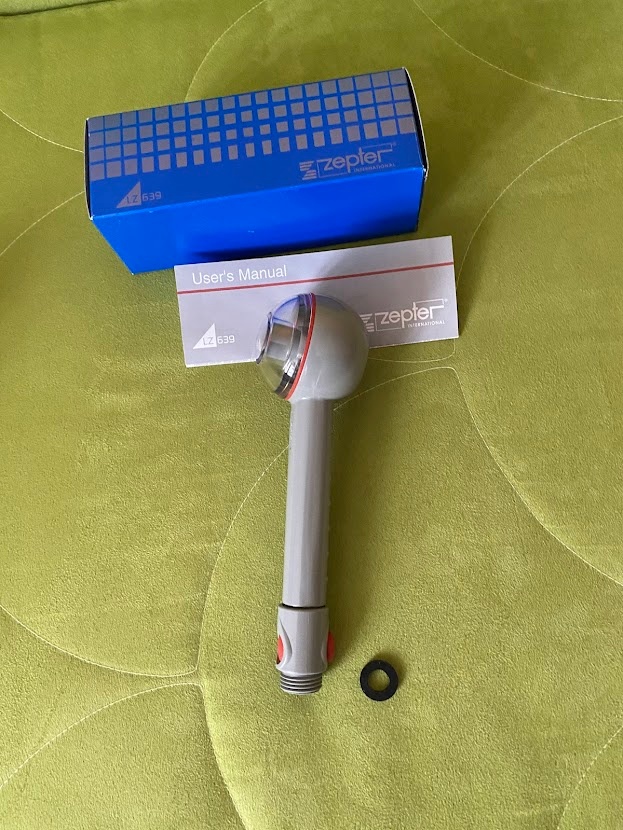 Zepter úsporná a masážní sprchová hlavice