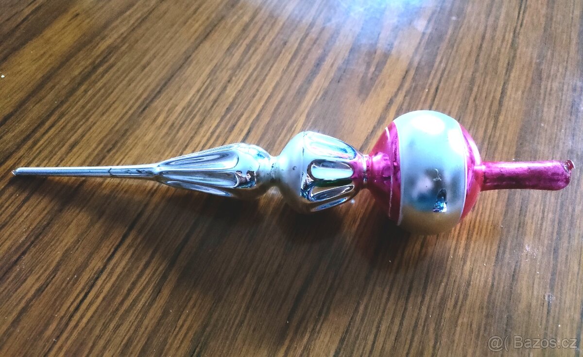 Retro špička na vánoční stromek