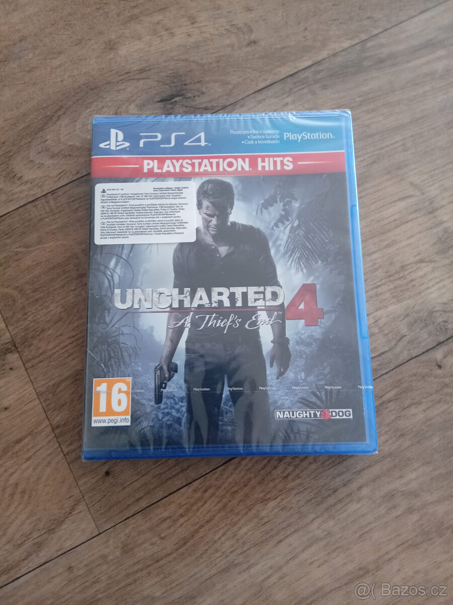 PS 4 hra Uncharted 4 - CZ titulky - NEROZBALENÁ