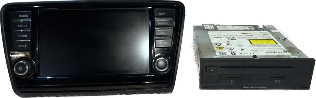 Navigace Radio 5E0919606 + 5E0035020D Škoda Octavia 3