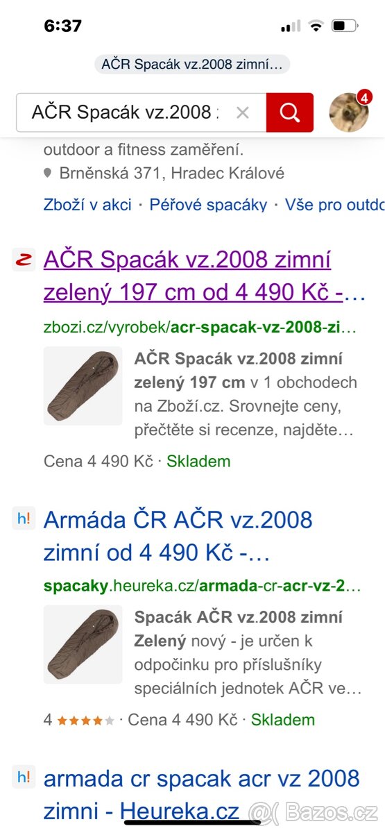 Vojenský spacák
