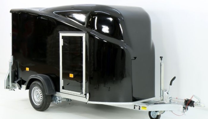 Sříňový přívěs, 300x150x165 cm, 1300 kg - černý