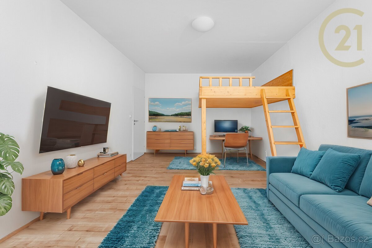 Pronájem bytu 1+1, 39,6 m² – Brno-Bystrc, ul. Fleischnerova