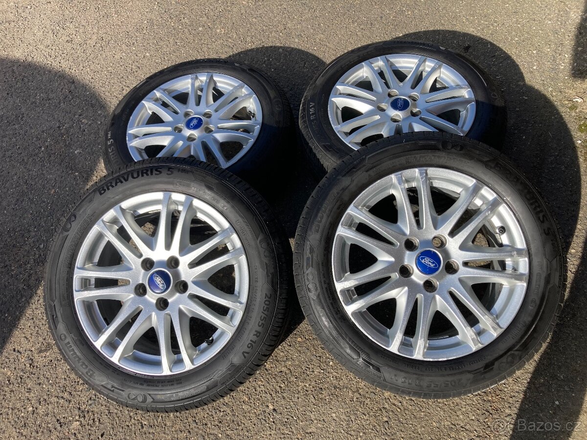 Alu r16,Ford Focus,Mondeo,letni 205/55 16-7mm