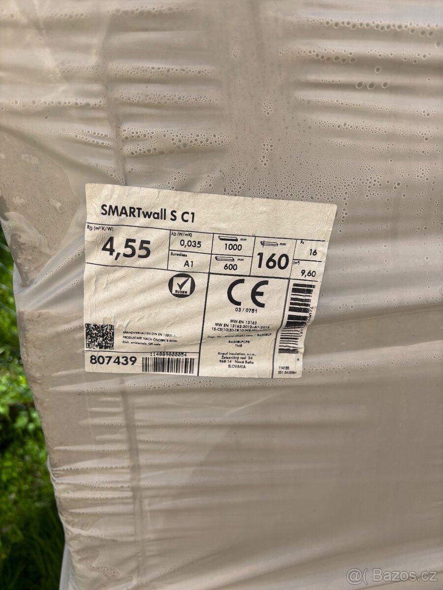 Fasádní vata smartwall s c1 160mm s