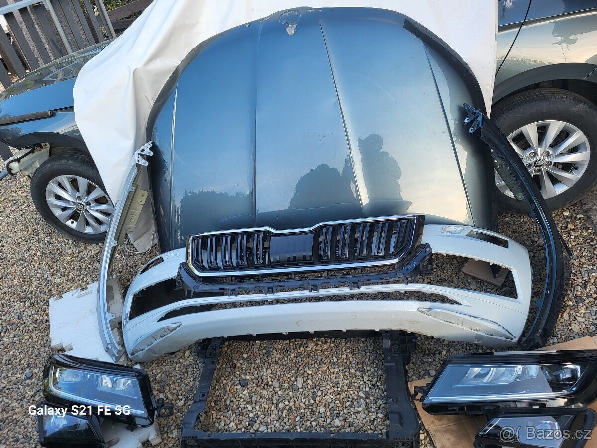Škoda Kodiaq. Díly přední části