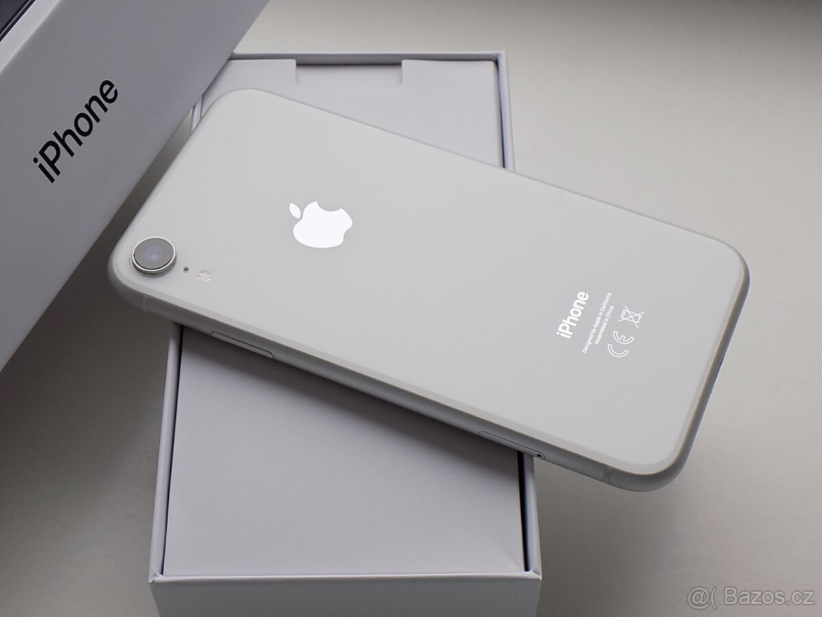 APPLE iPhone XR 128GB White - ZÁRUKA 12 MĚSÍCŮ - KOMPLETNÍ
