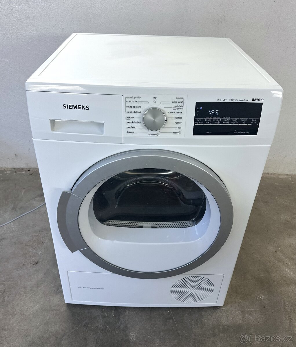 SIEMENS sušička 8 kg - JAKO NOVÁ-