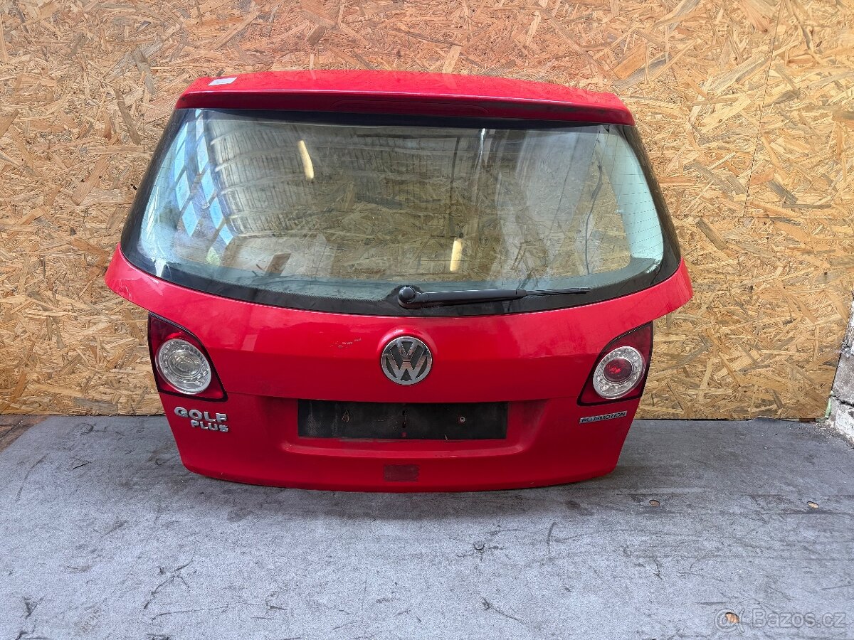 Kufr Vw Golf PLUS cerveny