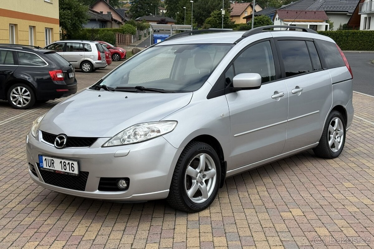 MAZDA 5 2.0i 107kW-2008-180.452KM-7 MÍST,KLIMA,EL.OKNA-