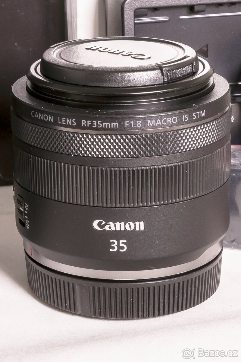 Canon RF 35mm f/1.8 MACRO IS STM + sl. clona + UV filtr