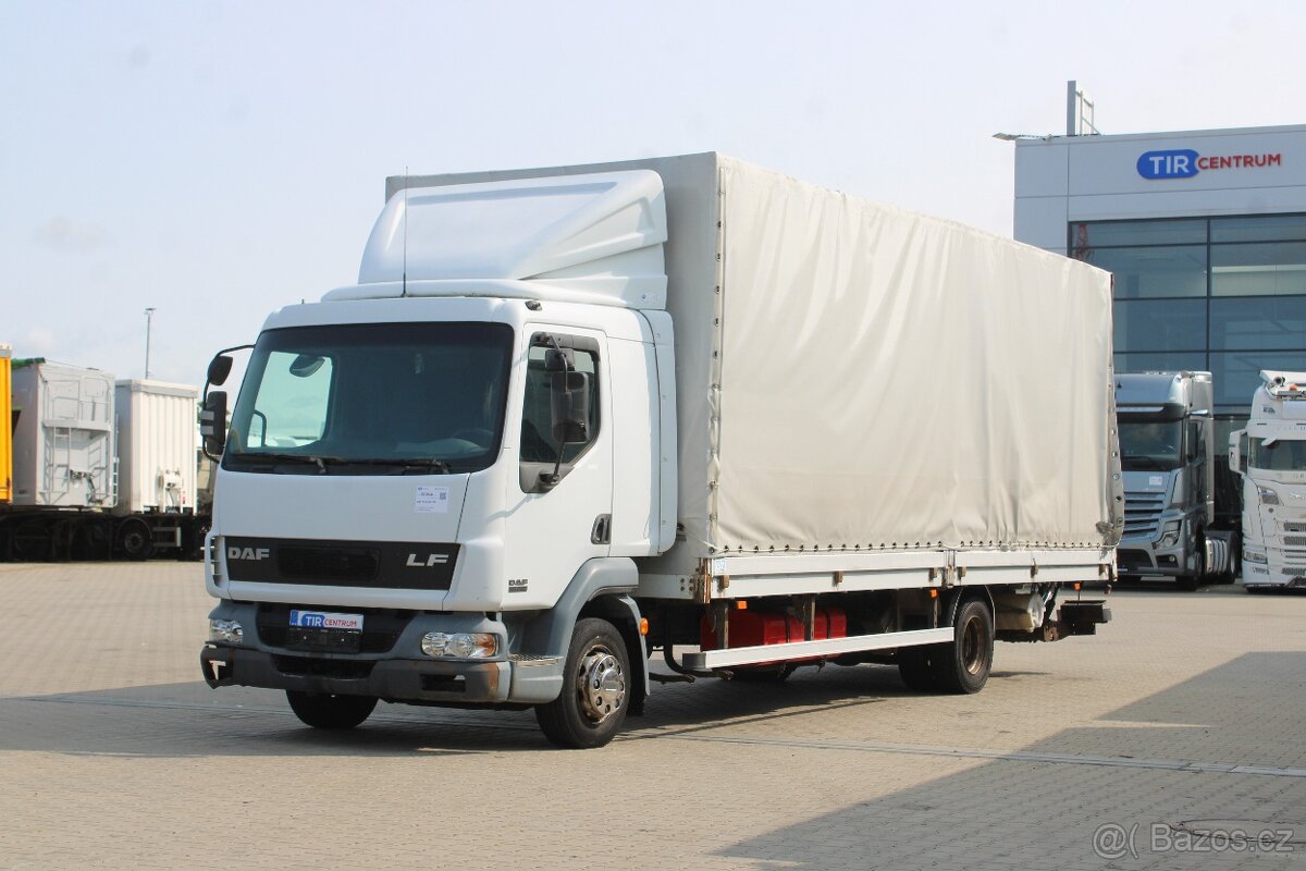 DAF FA LF 45.220, EURO 3, BOČNICE, HYDRAULICKÉ ČELO