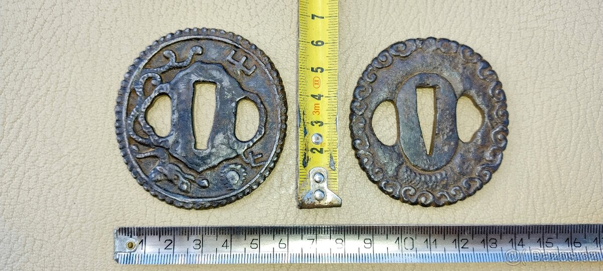 Originální tsuba, záštita
