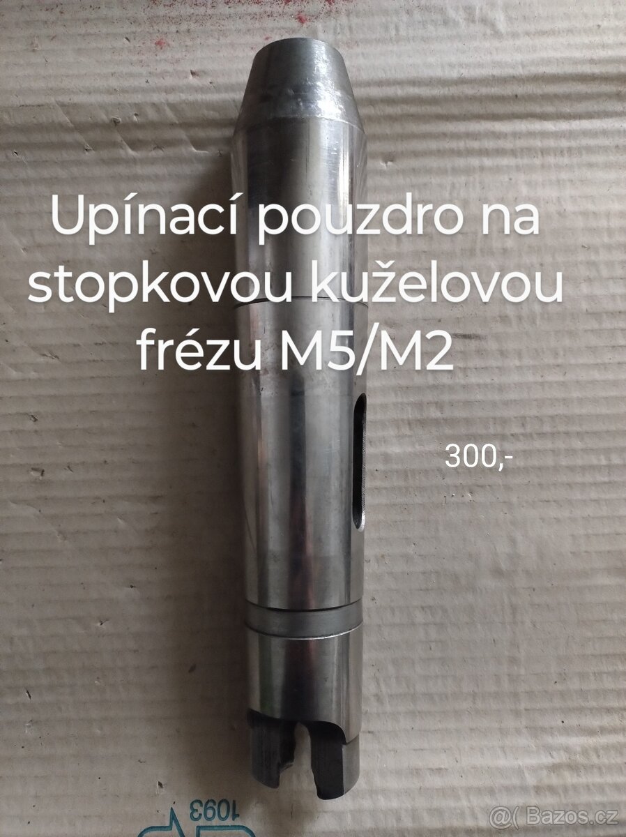 Upínací pouzdro na stopkovou kuželovou frézu M5/M2