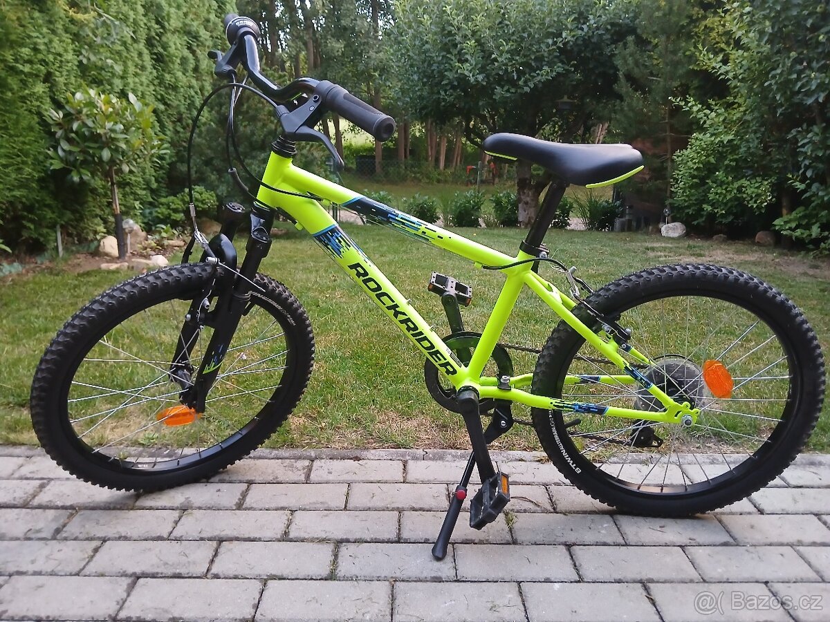 Horské kolo 20" –černo-zelené, odpružená vidlice,super stav