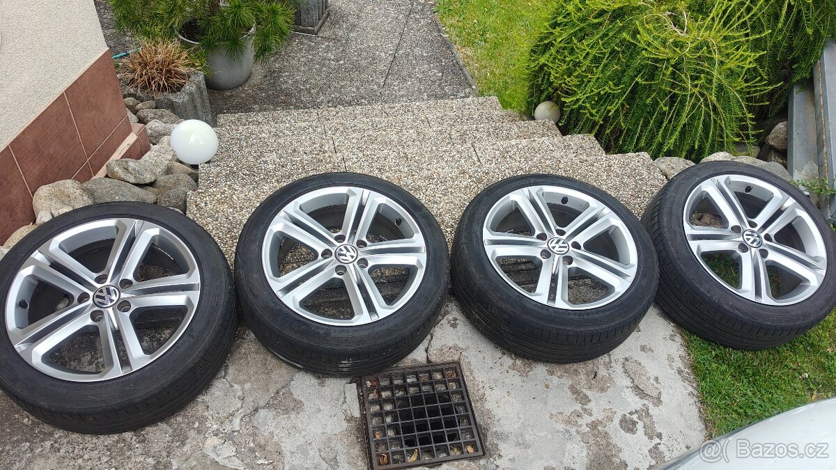 Alu kola 17" ET 47 originální sada VW koncern