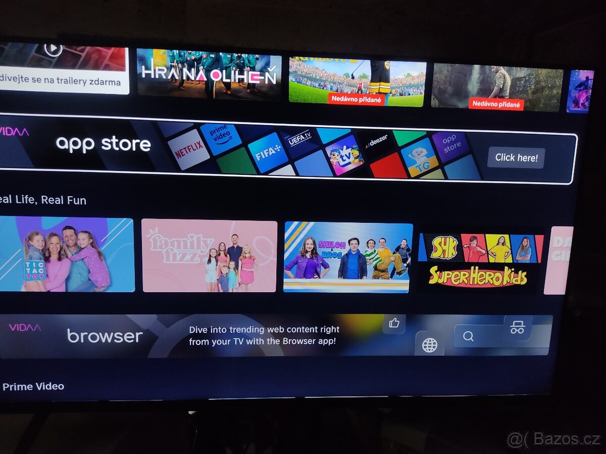 4k smart tv Hisense, WiFi,dvb T2,sat.tuner 43 palců/110 cm