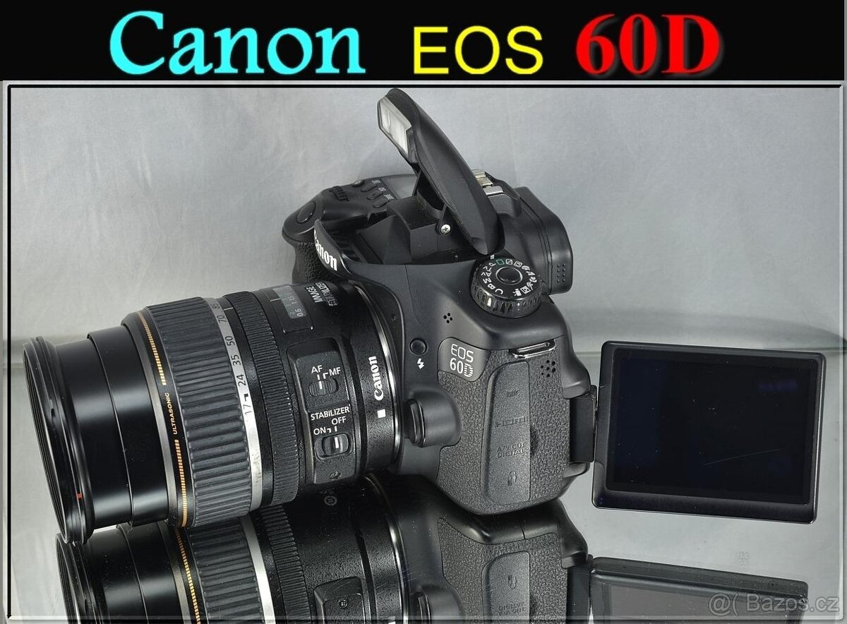 Canon EOS 60D + Objektiv 17-85mm  48000 Exp.