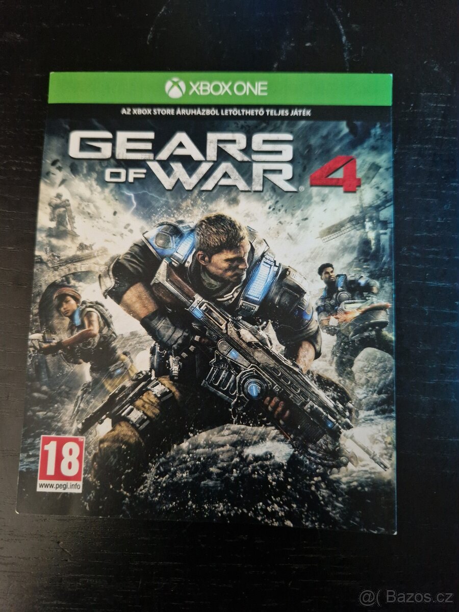 Gears of war 4 kód Xbox one