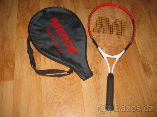 Dětské tenisové rakety 19", 21", 23" a 25".