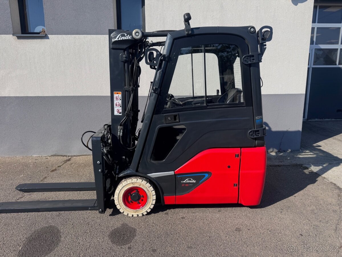 Vysokozdvižný vozík Linde AKU LINDE E16C Li-ON TOP