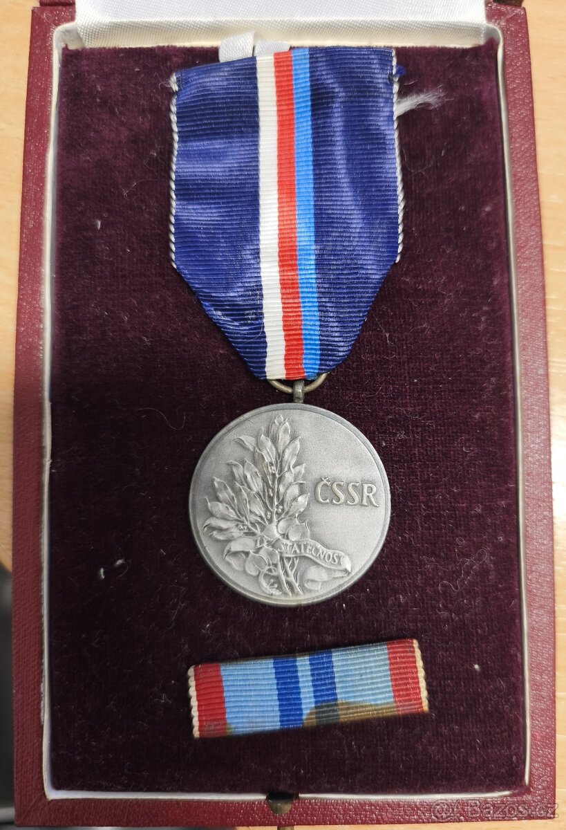 Stříbrná medaile za statečnost