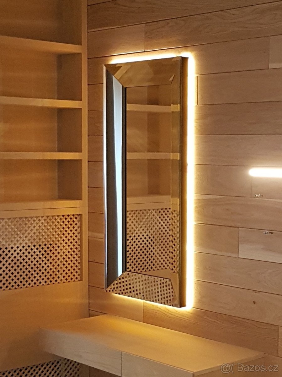 Luxusní zrcadlo - podsvícení LED
