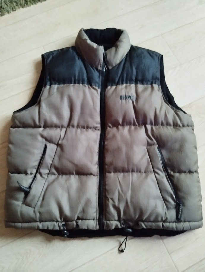 Oboustranná zimní vesta vel.M-L Kenvelo černohnědá