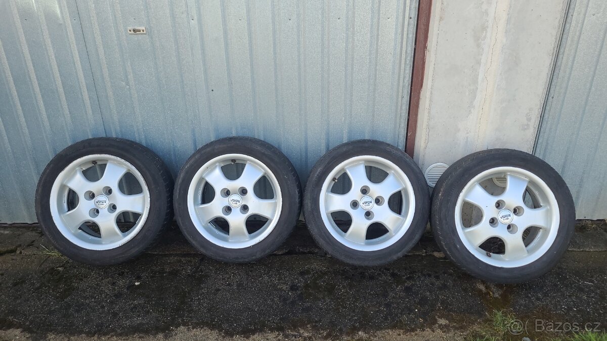 Alu kola 15" 4x100 sada s pneu