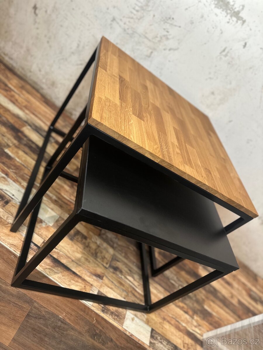 Konferenční stolky dub masiv