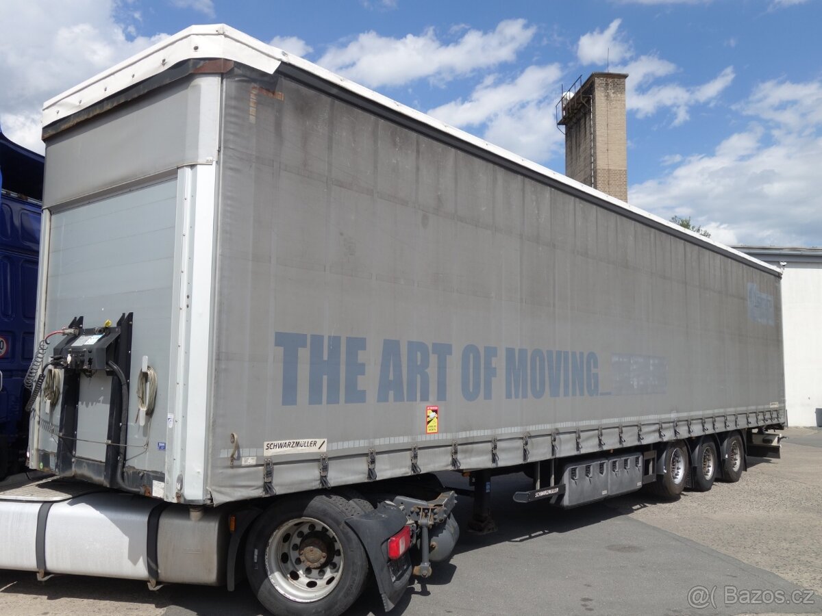 Schwarzmüller SPA 3/E MEGA, zvedačka, SAF, rok 2016