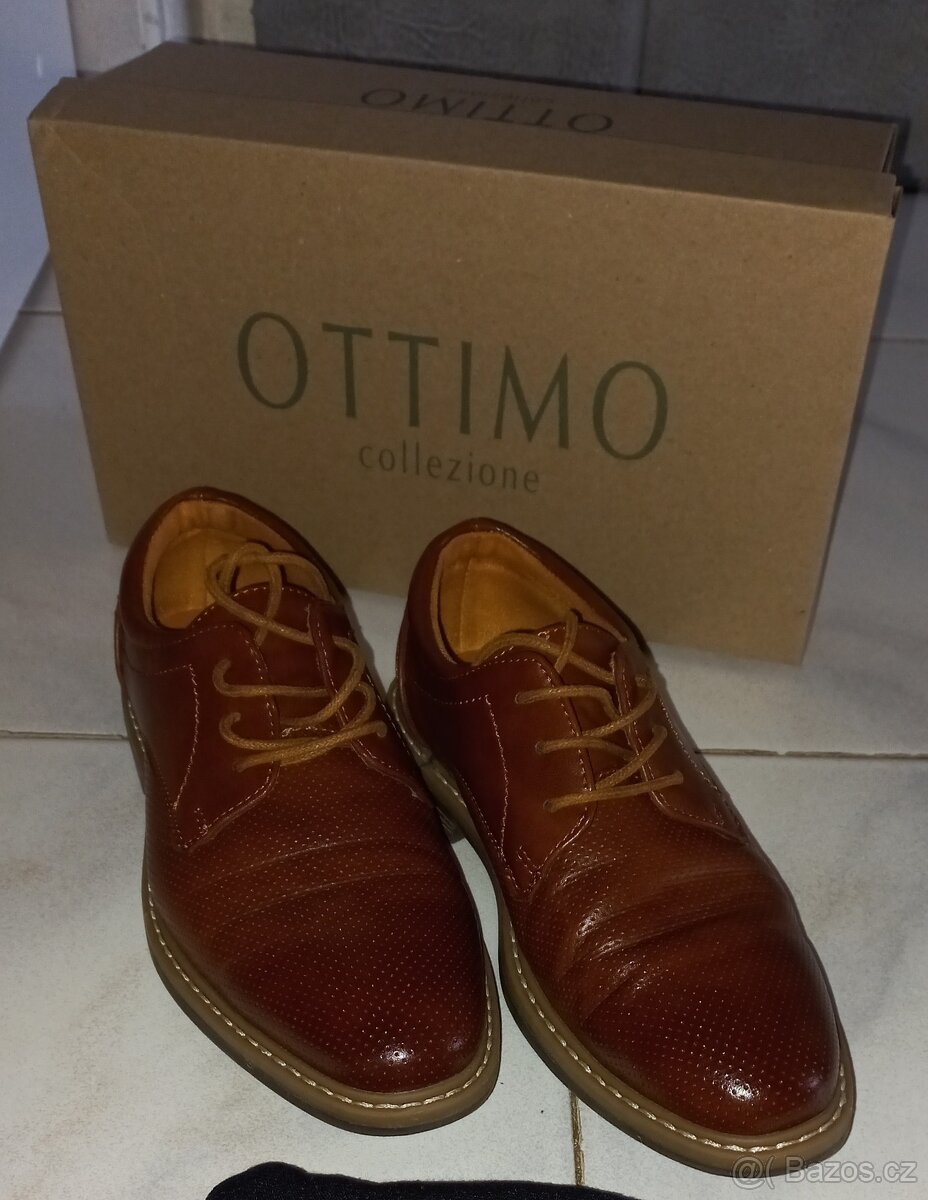 Polobotky zn. Ottimo, vel. 36, barva Camel