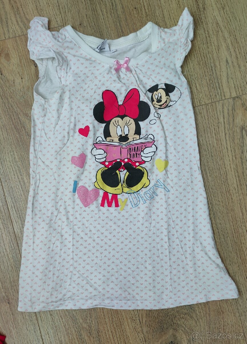 Noční košilka Minnie vel.122/128