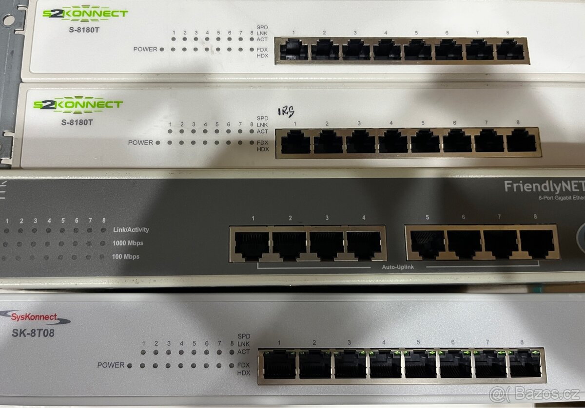 Switch Gbit 8port a 16port