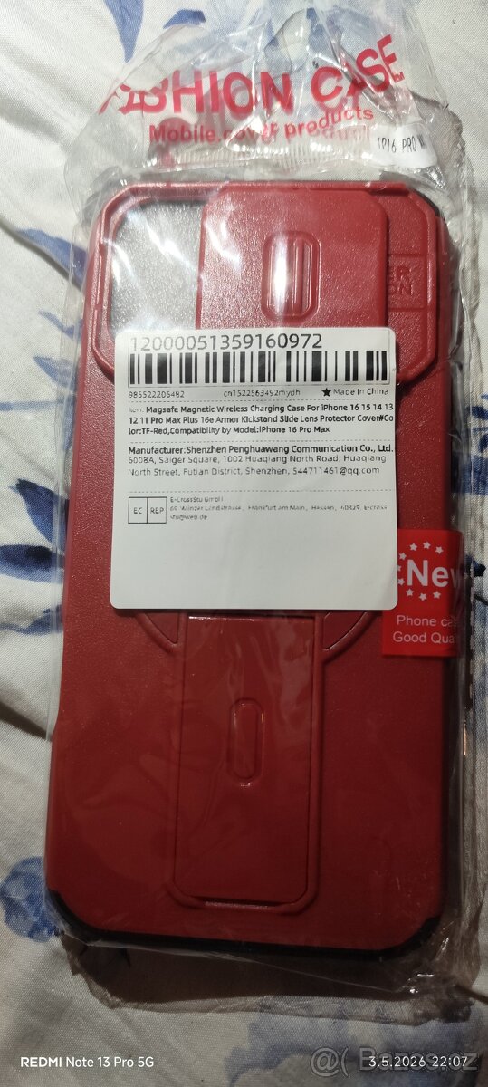 Obal pro Apple Iphone 16 Pro Max ve 3 barvach nový