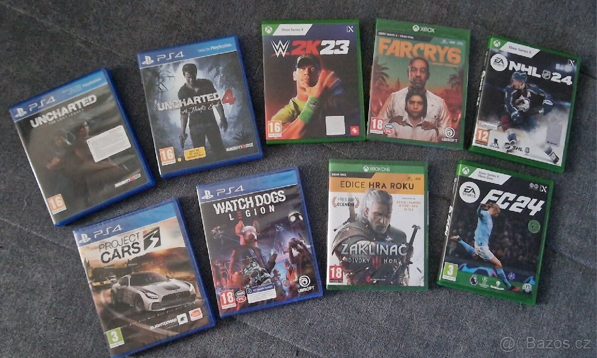 Konzolové hry PS4 + Xbox