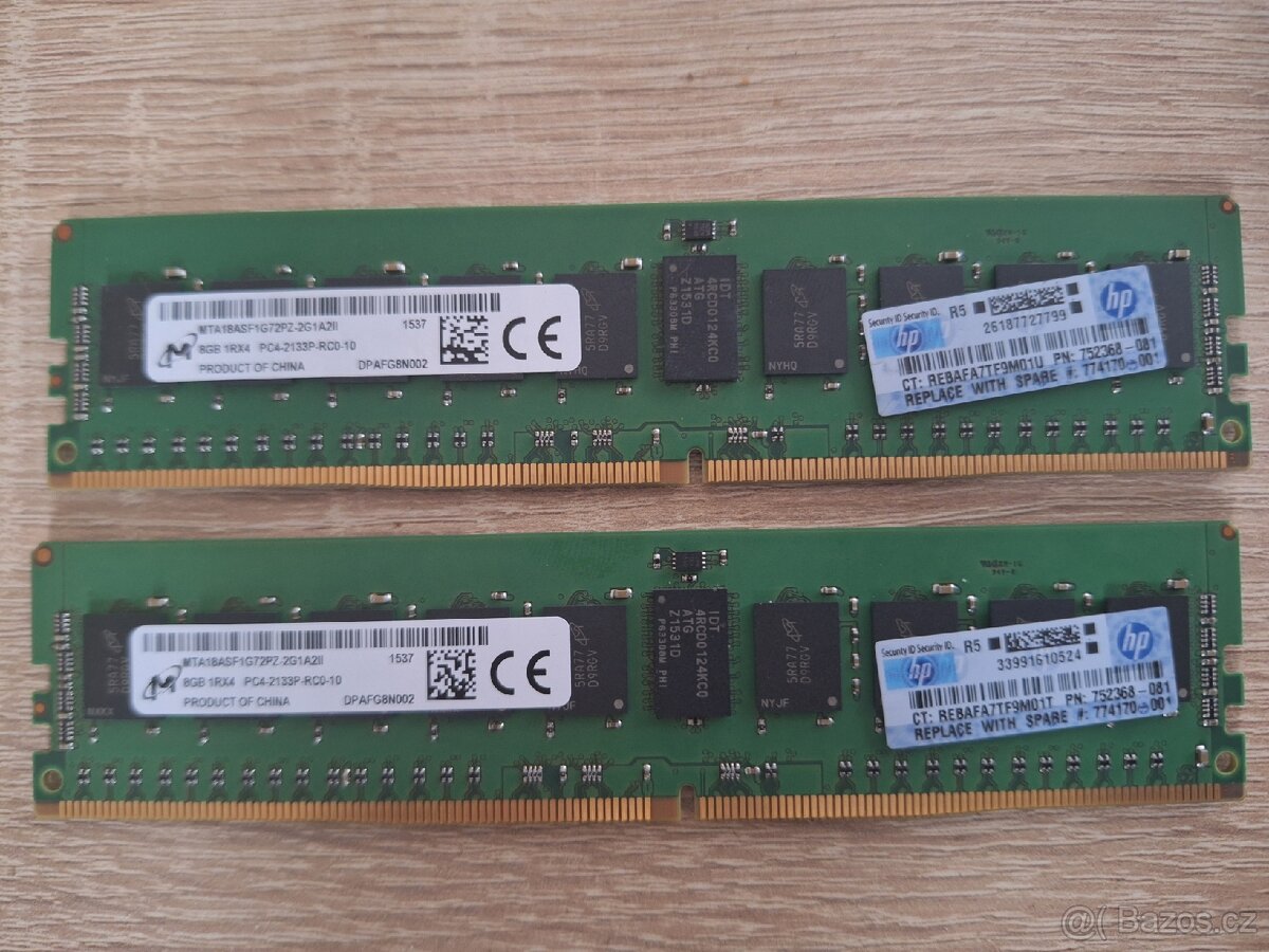 Serverová RAM 16GB