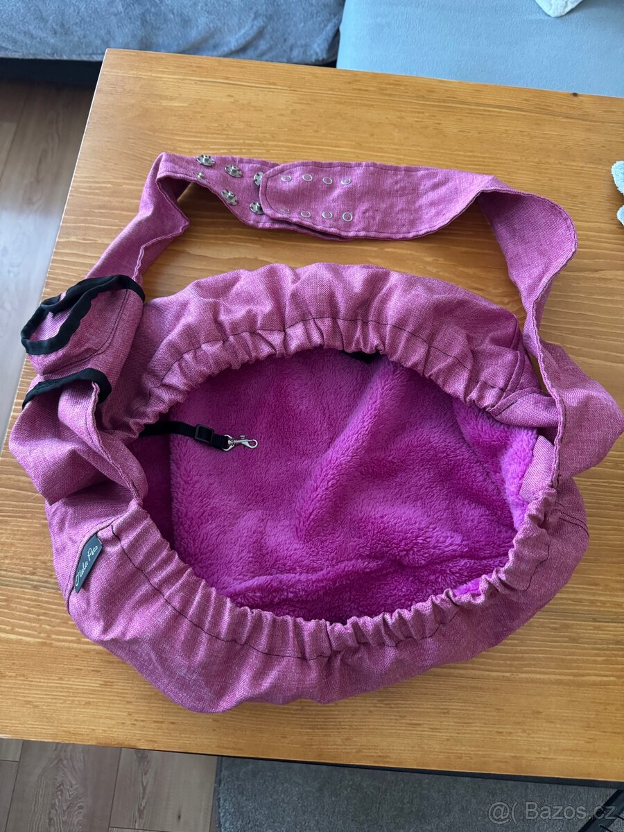 Taška pro psa I Love Pets Happy růžová 35cm