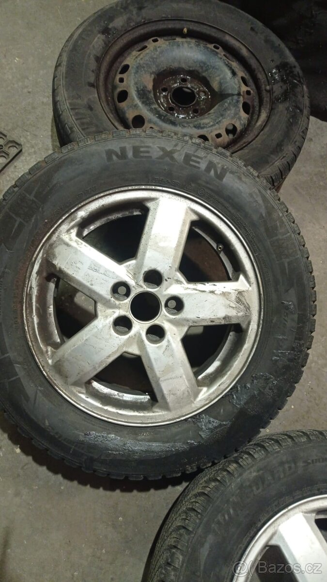 Alu kola 15palcove Triton 5x100 et 38. JEN DÍSKY